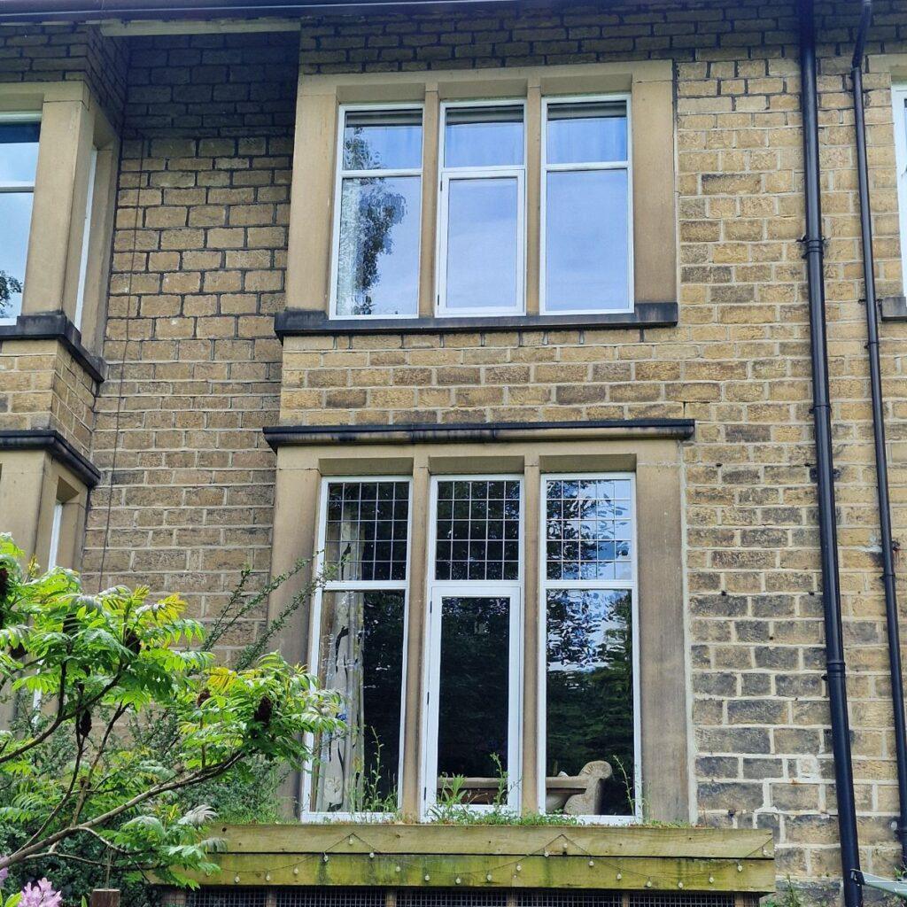 Stone cottage with robust casement windows