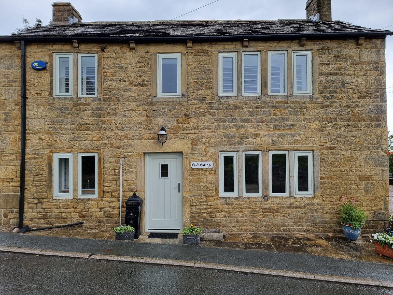 Stone cottage in Farnley Tyas with new flush casement windows